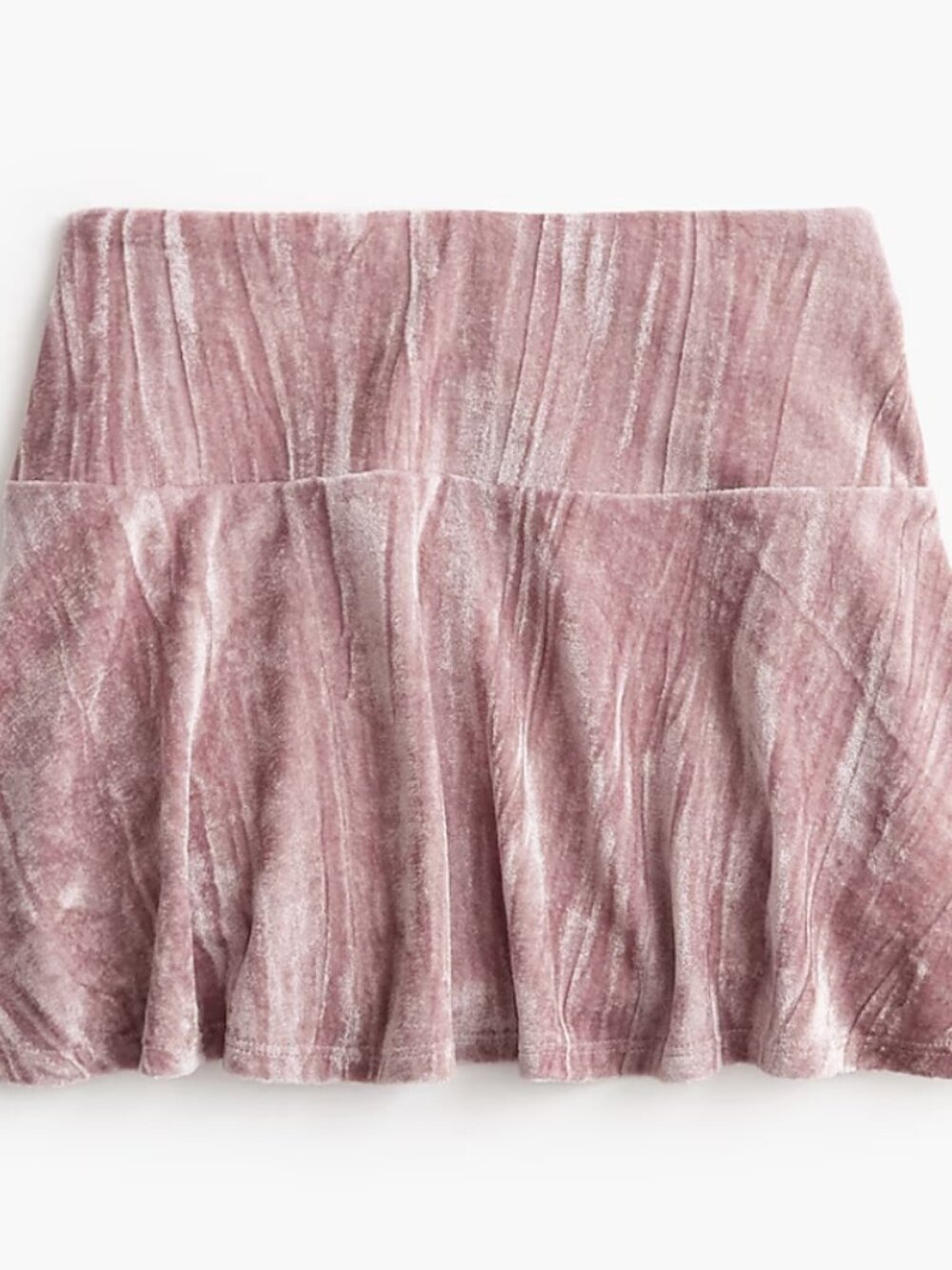 NWT Girls' crushedCVelvet Skirt